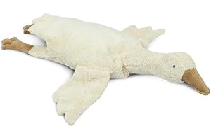UPMSX SENGER Tierpuppen Kuscheltier Gans, groß, weiß