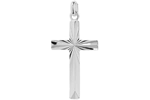NKlaus 925 argent sterling crucifix croix pendentif orthodoxe communion confirmation baptême 6335
