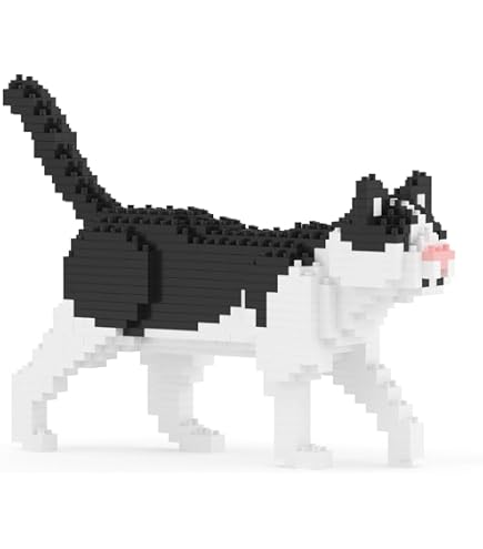 Jekca Animals - Border Collie Black 18cm - Li'l Treasures NZ