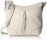 Reißverschlussfach innen TOM TAILOR Umhängetasche Damen, Imeri, Weiß, 28x25x8.5 cm, TOM TAILOR Taschen für Damen