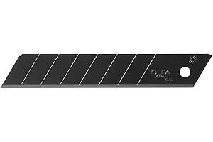 OLFA 9070 LBB-10B 18mm UltraSharp Black Snap-Off Heavy-Duty Blade, 10-Pack