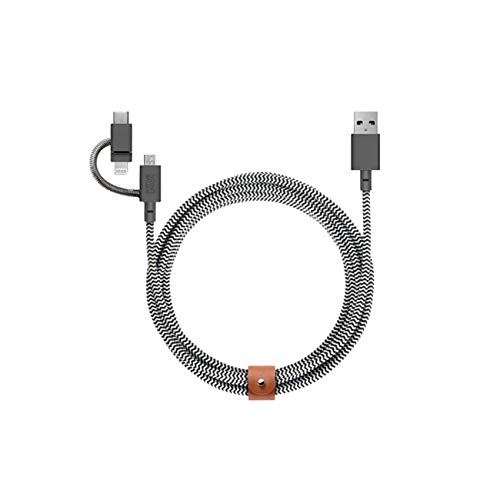 Preisvergleich Produktbild Native Union Belt Cable KV Universal 2m Zebra