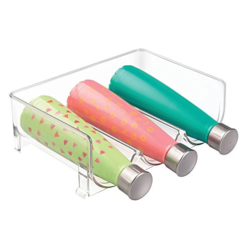 InterDesign 71130EU Kühlschrankboxen Stapelbarer Weinflaschenhalter 3, durchsichtig - 5