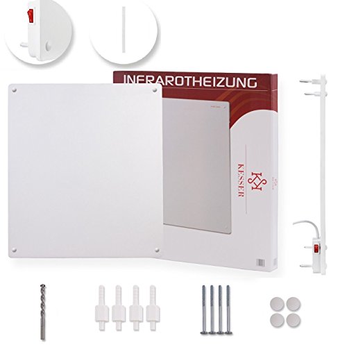 Kesser® Infrarotheizung Infrarot Wandheizung Heizung Heizkörper Heizpaneel 425-550W, Watt:425 Watt