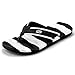 Produktbild L-X Herren Flip Flop Sandale Unterstützung Leichte Strand Schuhe Bad Anti-Rutsch-Massage Klassische Stilvolle Freizeit Sandalen, Weiß, 46 EU