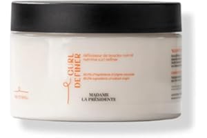 Madame La Présidente - Définisseur de Boucles - Tous Type De Cheveux - Définit les Boucles - Brillance - Hydratation - 98,2% D'Ingrédients d'Origine Naturelles - Curl Definer - Made In France - 250ml