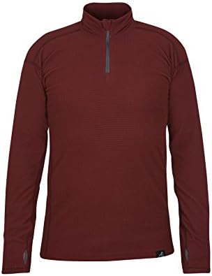 Paramo Directional Clothing Systems Men's Grid Technic Athletic Base Layer, Wine, Medium