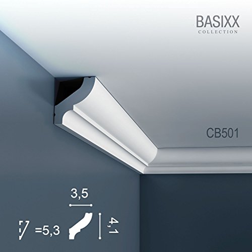 Orac Decor BASIXX Deckenleiste Eckleiste CB501 Profilleiste Stuckleiste Zierleisten Zierprofile