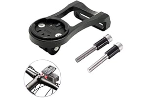 Silverock Wahoo Elemnt Bike Mount for Wahoo Elemnt, Bolt, Mini, Gopro, Lighting Adapter, CNC Aluminium, Rod Width <31 mm, 43 g