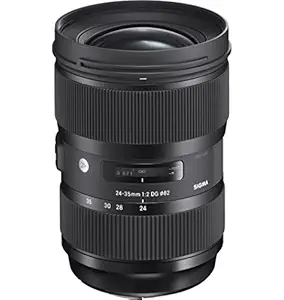 Sigma 24-35mm f/2 DG HSM Art Lens for Canon DSLR Cameras (Black)