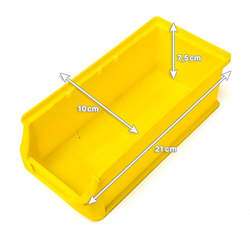 Relaxdays Werkzeugwand 43-teilig mit Stapelboxen Werkzeughalterung Haken als Lochwand zum Ordnen Sortieren und Werkzeugaufbewahrung anstatt Werkzeugschrank für Garage Keller Werkstatt Lager, bunt - 5