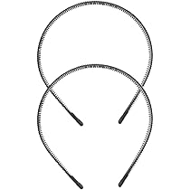 Plastic haarbanden 12 stuks, zwart, haarbanden voor tanden, uniseks, eenvoudig, doe-het-zelf, voor dames en meisjes (8 mm Plastic haarbanden 12 stuks, zwart, haarbanden voor tanden, uniseks, eenvoudig, doe-het-zelf, voor dames en meisjes (8 mm