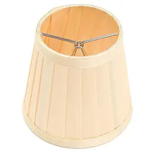 elegantstunning Stylish Cloth Lampshade Pleated Lamp Cover Ceiling Lamp Holder for Dinning Hall Living Room Bedroom Decoration,Yellow