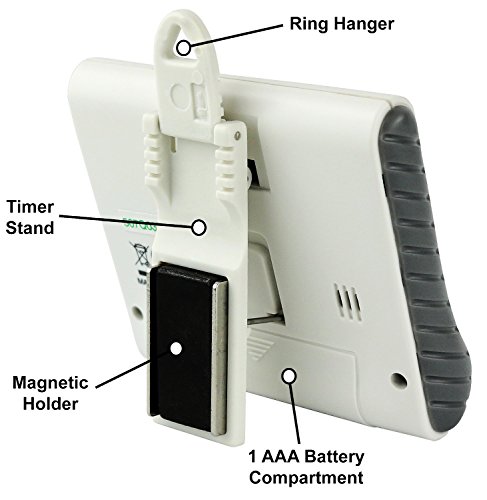 ONEDONE Magnetischer Küchentimer Küchenuhr Stoppuhr Wecker Küche EieruhrTimer Alarm (1) - 4
