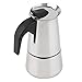 Generic 2/4/6/9 Cups Stainless Steel Moka Espresso Coffee Maker Percolator Stove Top Pot - 100ml(2 Cup) RS.870.00