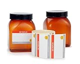 GEPRÜFTE QUALITÄT: Stabil verarbeitete Plastik-Behälter mit 500 ml Füllvolumen und dichtem Schraub-Deckel zum Aufbewahren von Flüssigkeiten