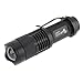 Price comparison product image Mini 300 Lumen Cree Q5 Zoomable And Focus Adjustable Led Flashlight Torch Wit