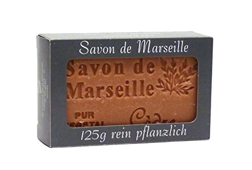 100% Naturseifen: Moschusseife & Amberseife & Zedernholzseife, 3-teiliges Seifenset (Savon de Marseille) - 4