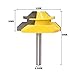Produktbild Verleimfräser 45 Degree, Gehrung Fräse Lock Miter Router Bit 1/2 ,1/4"Shank Oberfräser Holzbearbeitung Fräse Werkzeug Joint Tenon Cutter für Graviermaschine Trimmmaschine Brie Fuchi (1/4*2)