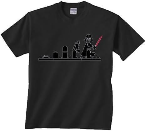 Lego Darth Vader printed on a T-Shirt (YOUTH KIDS and CHILDRENS)