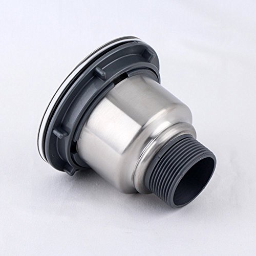 ackmond Spüle Sieb, Küche Spüle Sieb mit herausnehmbarem Tief Abfallkorb, Ablauf Sieb Montage, Edelstahl - 4