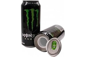 WEED PACK Monster de ocultación Original - Bebida energética Monster con compartimento de escondite secreto - Bote de Monster auténtico SAFE STASH - Refresco de camuflaje Monster