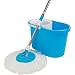 Easy Magic Floor Mop 360° Bucket 2 Heads Microfiber Spin Spinning Rotating Head (Color May Vary) RS.560.00
