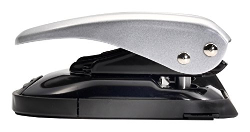 PaperPro 2315 - Perforadora de papel de 2 agujeros  color negro y plateado