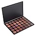 Makeup Glitter Eyeshadow Palette, Lover Bar 35 Colour Shimmer Matte Neutral Warm Glow Earthy Tone Smooth Sleek Smokey Eye Shadows Kit Waterproof Pigment Pallet 6pcs Powder Eyebrow Make Up Brushes Set