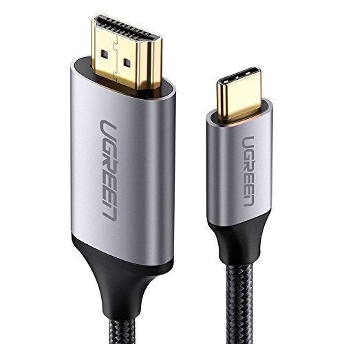 UGREEN USB C auf HDMI Kabel USB Typ C HDMI Adapter 4K 60Hz USB C HDMI Kabel kompatibel mit MacBook Air 2018, MacBook Pro 2017,Samsung S9, Huawei P20 usw. Thunderbolt 3 kompatibel, Aluminum Gehäuse UGREEN USB C auf HDMI Kabel USB Typ C HDMI Adapter 4K 60Hz USB C HDMI Kabel kompatibel mit MacBook Air 2018, MacBook Pro 2017,Samsung S9, Huawei P20 usw. Thunderbolt 3 kompatibel, Aluminum Gehäuse