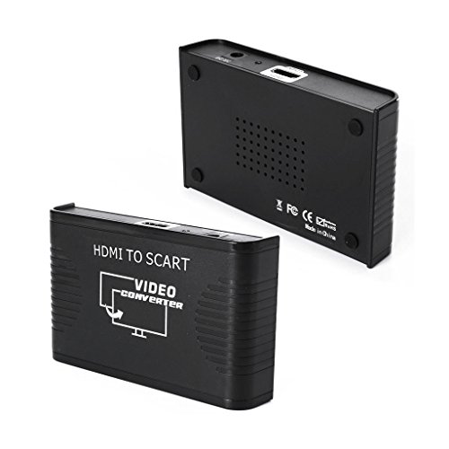 MagiDeal HDMI Zum SCART-Kabel-Anschluss Box Upscaler-Adapter-Konverter EU-Stecker Schwarz - 4