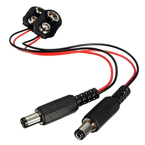2pcs 9V Batterie Buckle Snaps Stromkabel Verbindungsstück für Arduino - 2