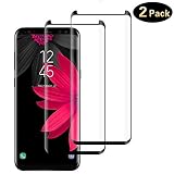 👍【Paquete Incluido】👍2 X Protector de pantalla Samsung Galaxy S8 Plus, 2 x paño de microfibra, 2 x paño de limpieza, 2 x pegatinas a prueba de polvo.