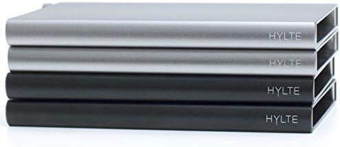 Minimalist Slim Credit Card Holder | RFID Blocking Wallet | Aluminium Case by Hylte For Men and Women (BLACK) - Great Gift idea