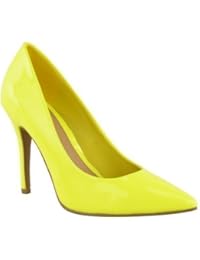 escarpin jaune fluo