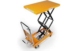 JOMAFA MESA ELEVADORA HIDRAULICA PARA TALLER EXTRA ALTA 1300MM, 350 KG