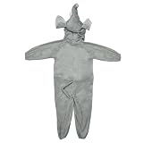 Gleader Tierkostuem Kinder Kleidung mit Elefant - Groesse L Grau -