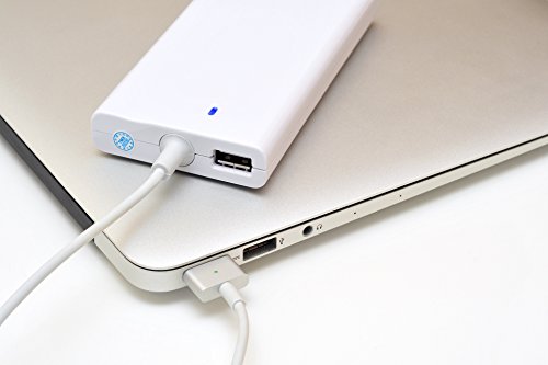 one38 UltraSlim Netzteil 45W für MacBook Air mit MagSafe 2 (dünner Stecker) | Eingebauter USB-Anschluss zum Laden von Smartphones, Tablets, etc. z.B. iPhone 6 | 45W Leistung | Ladegerät Ladekabel Reisenetzteil mit Eingangsspannungsbereich 110~240V | Ersetzt A1244, A1436, MD592LL, MD592Z/A - 3