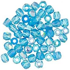 True2™ Czech Fire Polished Glass 2mm Beads Aqua AB PK50