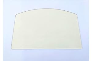 VETRERIA CASORIA GIANNI VETRO CERAMICO SAGOMATO x modello Nordica, ISETTA 35,7 cm X 25, 5 cm spessore 4mm