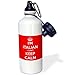 Produktbild Sports Water Bottle Gift for Kids Girl Boy, I Cant Keep Calm Im Italian Red Stainless Steel Water Bottle for School Office Travel 21oz