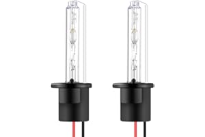 Chemini 2PCS Lampadina Alo Xeno H1 HID 6000K Bianco Puro Sostituire Xenon HID Lampadina del Faro