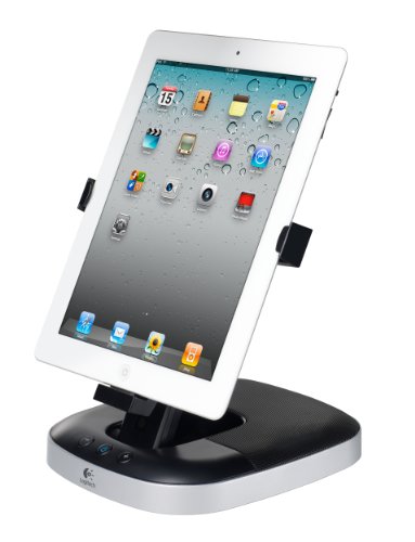 Logitech Halterung/Lautsprecher schwarz-silber (für iPad, iPad 2 und iPad 3. Generation, Tablets) - 3