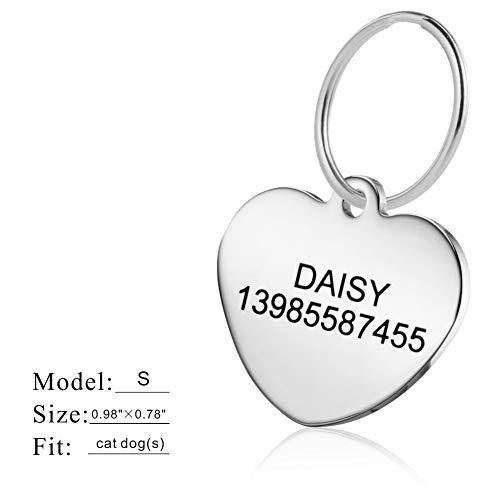 LYL-Acier-Inoxydable-Pet-ID-Tags-personnalis-personnalise-Dog-Tags-grav-Avantarrire-pour-Chien-et-Chat-avec-diffrentes-Formes
