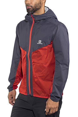 Preisvergleich Produktbild Salomon Outspeed Hybrid Jacket - Graphite / Fiery red