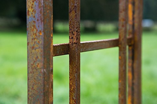 Rosenbogen Metall Breite: ca. 105 cm Rost Rankbogen - 6