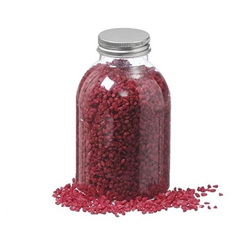 Dekosand Sand Streusand Farbsand Granulat 0,1-0,5mm ca 770 gr Dunkel Rot Granat