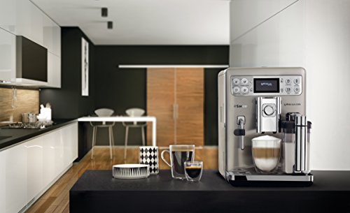 Saeco HD8858/01 Exprelia Kaffeevollautomat, AquaClean, integrierte Milchkaraffe, silber - 10
