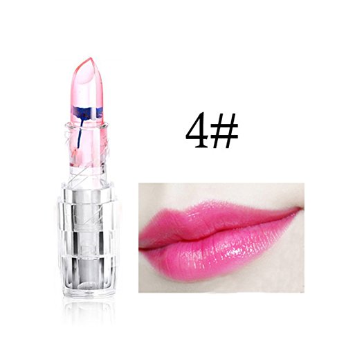 ROPALIA Farbe Ändern Magic Lipstick Blume Transparente Jelly Lipgloss