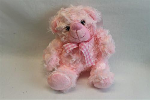 Pink Plush It's a Girl Sitting Teddy Bear Baby Shower Decoration